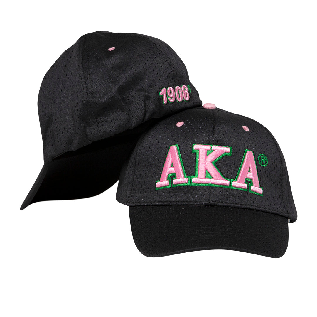 Mesh Cap - Alpha Kappa Alpha, Black