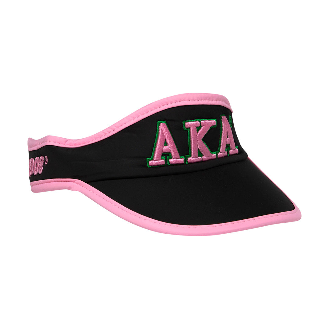 Featherlite Visor - Alpha Kappa Alpha, Black