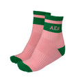 Quarter Socks - Alpha Kappa Alpha, Pink