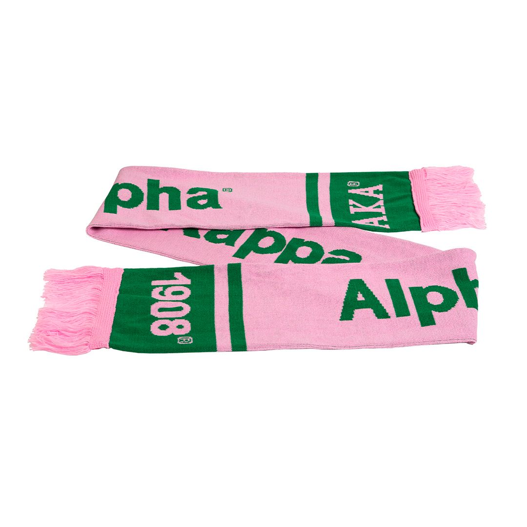 Knit Scarf - Alpha Kappa Alpha, Pink