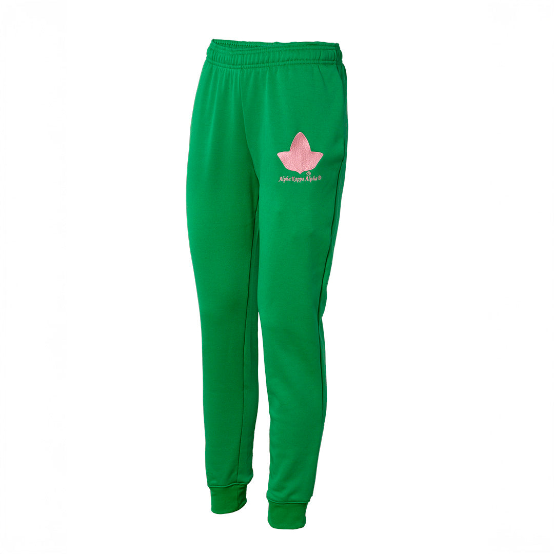 Elite Trainer Sweatpants - Alpha Kappa Alpha, Green