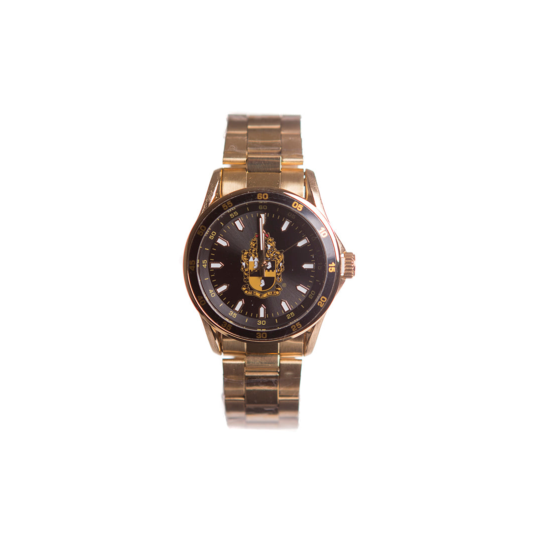 Men’s Quartz Watches - Alpha Phi Alpha, Gold