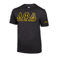 Luxury Embroidered Tee - Alpha Phi Alpha, Black