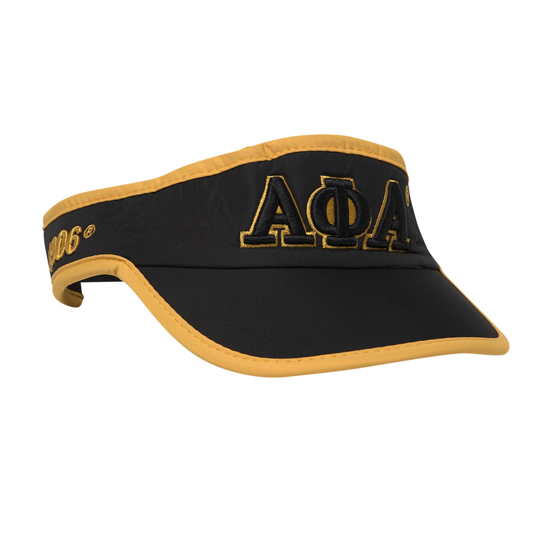 Featherlite Visor - Alpha Phi Alpha, Black