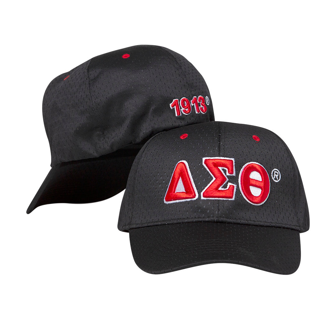 Mesh Cap - Delta Sigma Theta, Black