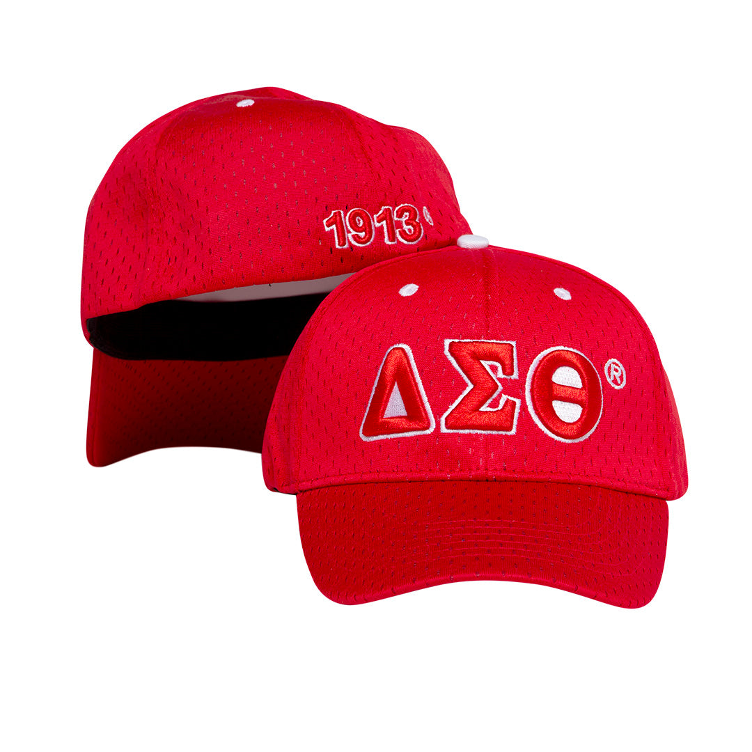 Mesh Cap - Delta Sigma Theta, Red