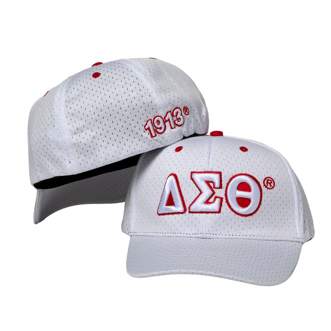 Mesh Cap - Delta Sigma Theta, White