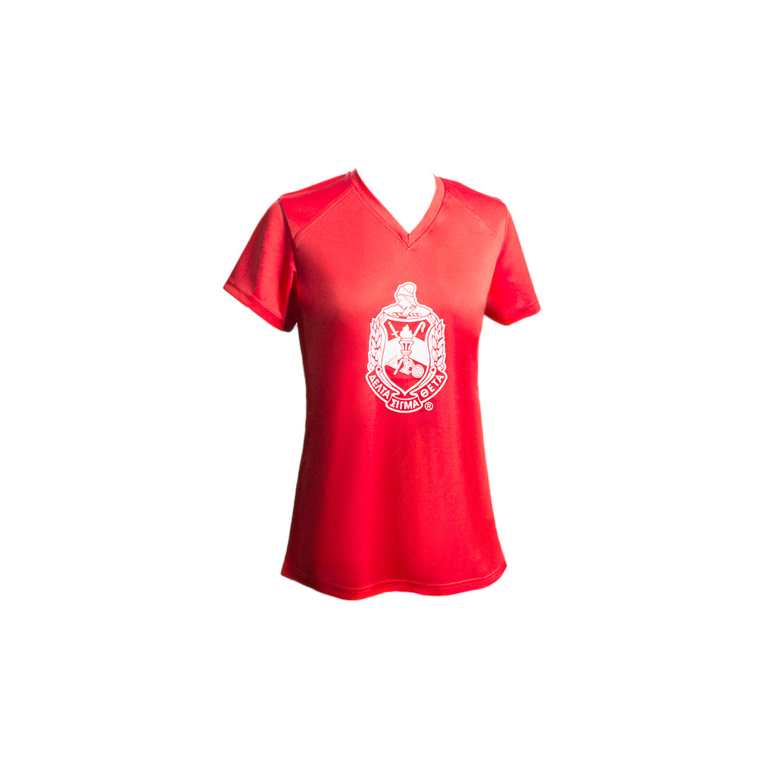 Performance Tee - Delta Sigma Theta, Red