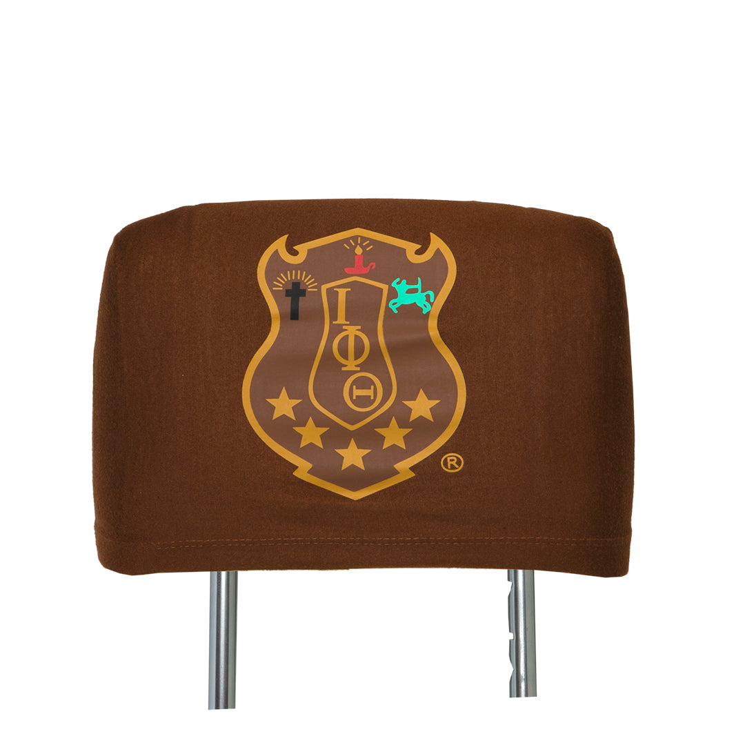 Car Seat Headrest Cover brown