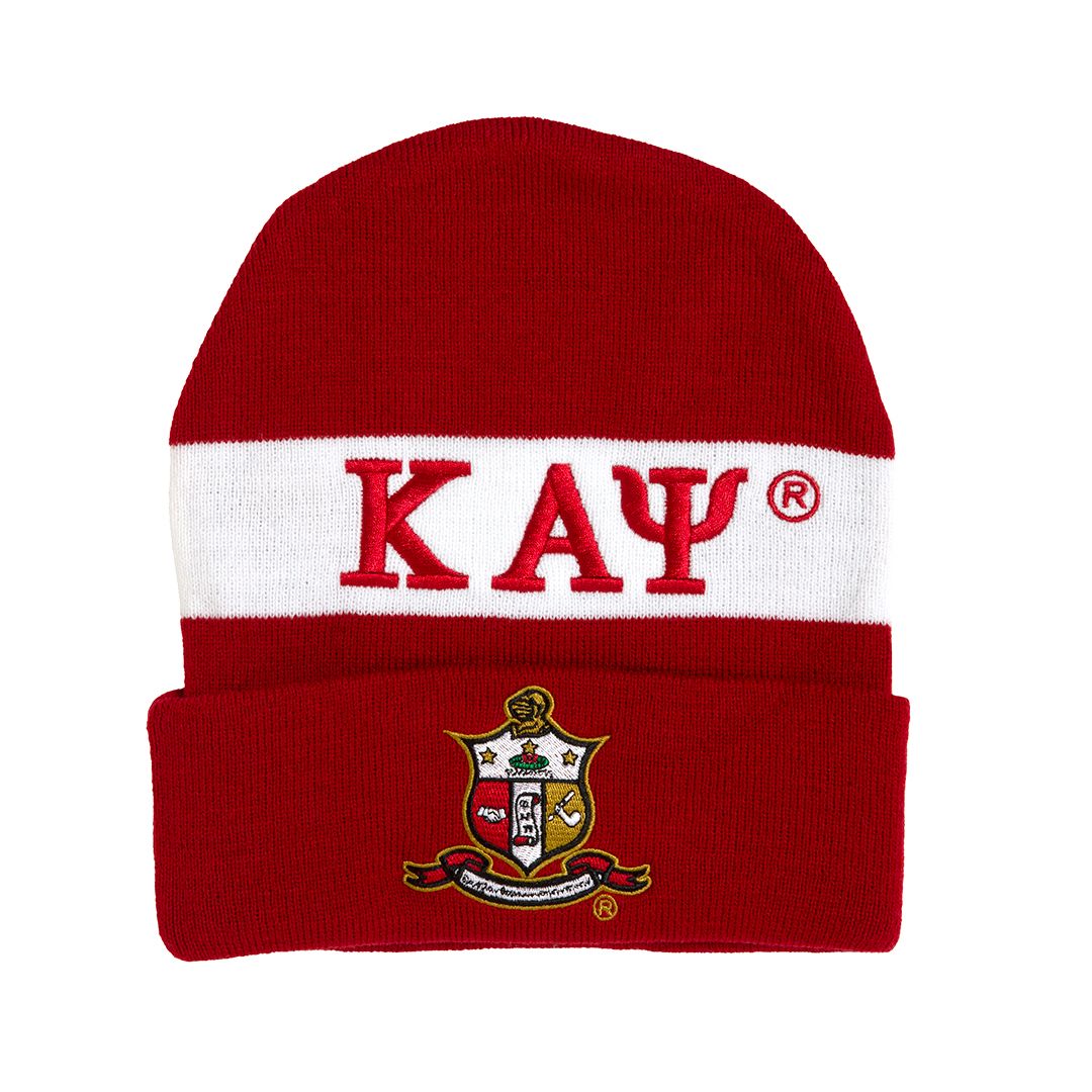 Embroidered Knit Beanie - Kappa Alpha Psi