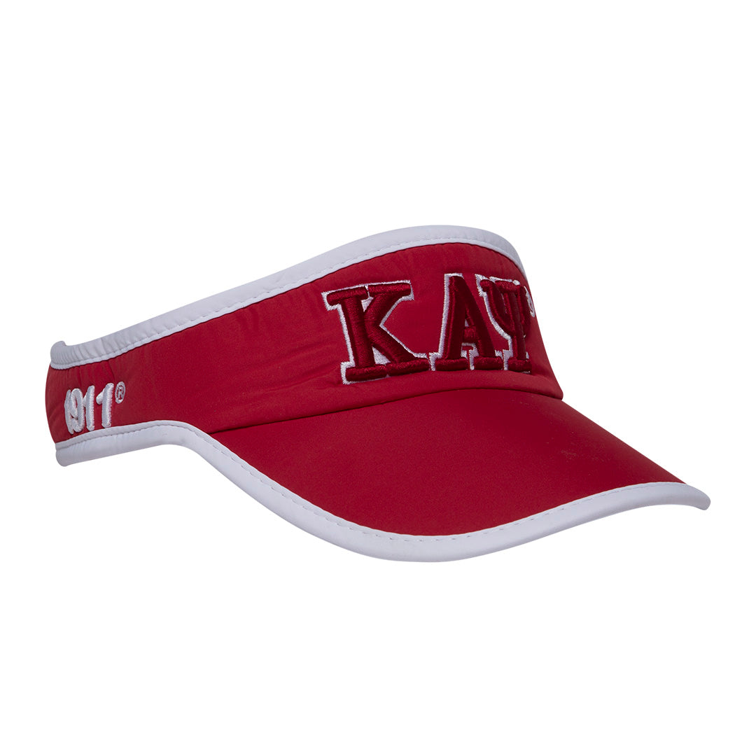 Featherlite Visor - Kappa Alpha Psi, Red