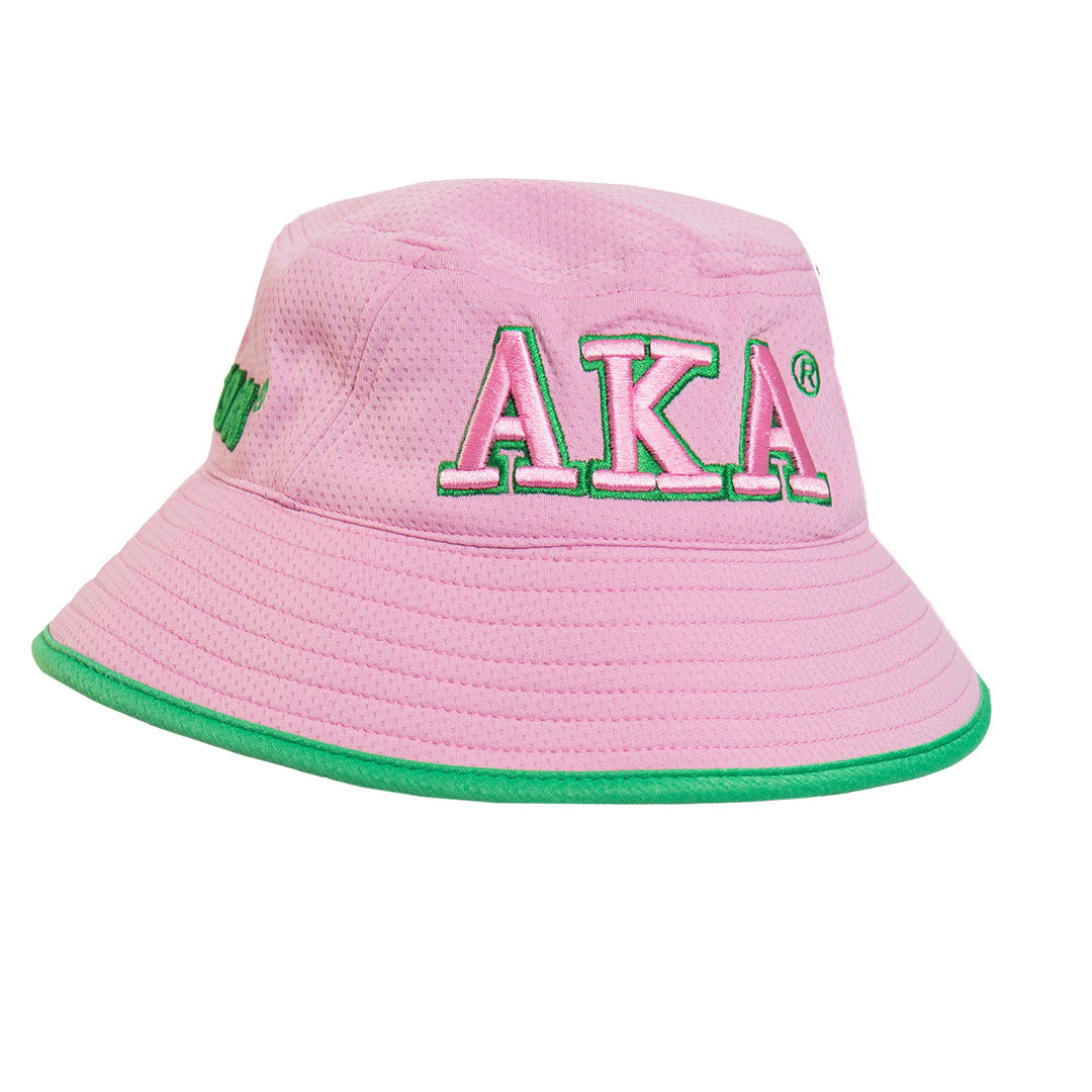 Novelty Bucket Hat - Alpha Kappa Alpha, Pink