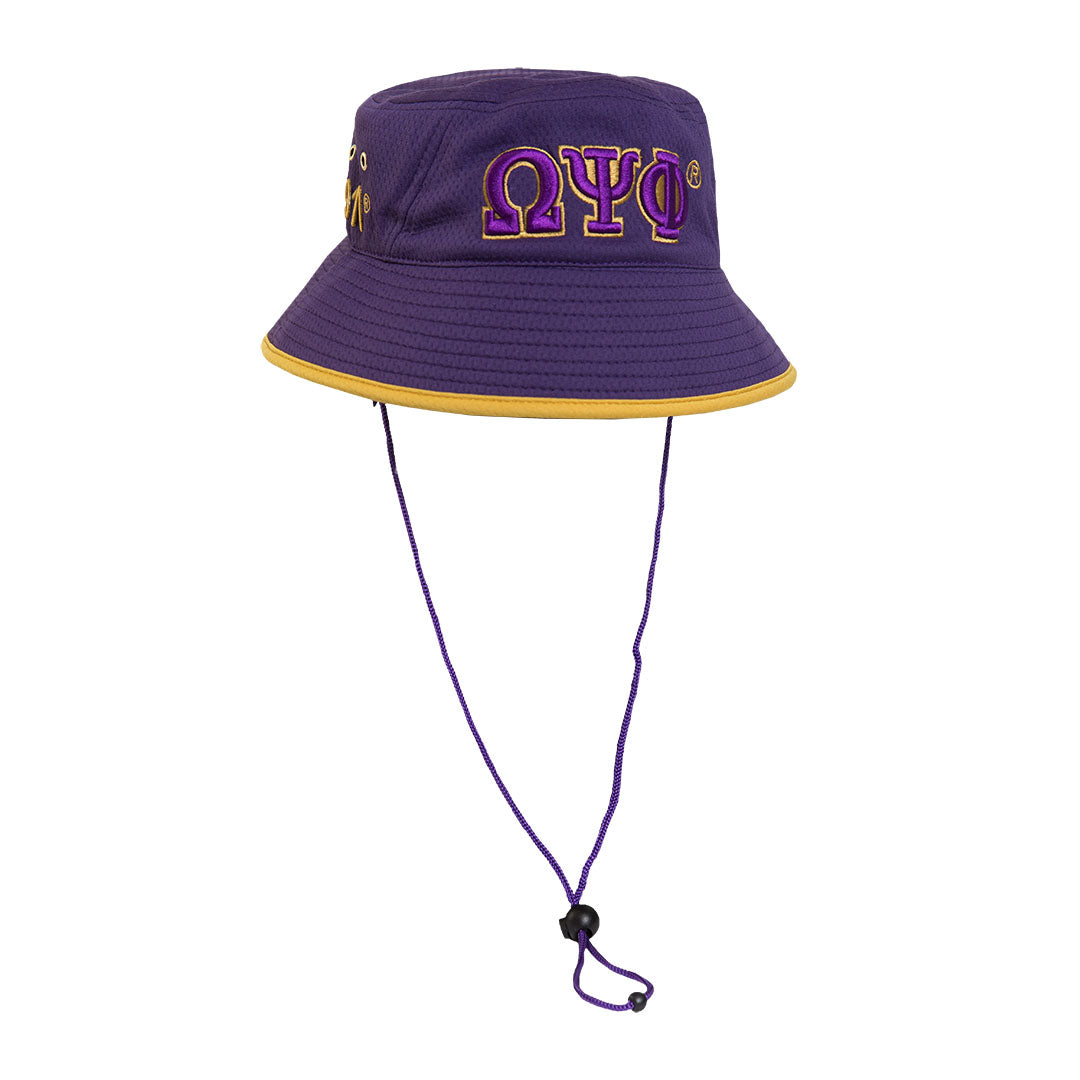 Novelty Bucket Hat - Omega Psi Phi, purple