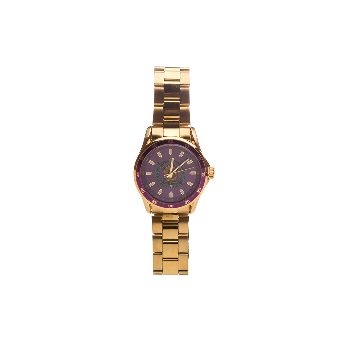 Men’s Quartz Watches - Omega Psi Phi, Gold