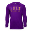 Cotton Long-Sleeve Shirt - Medium, Omega Psi Phi