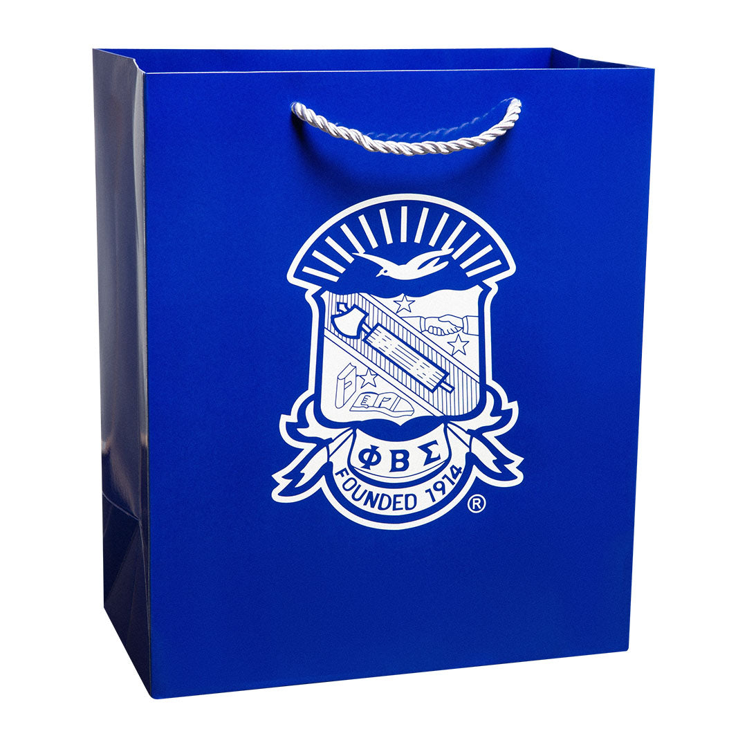 Medium Gift Bag-Phi Beta Sigma, Blue