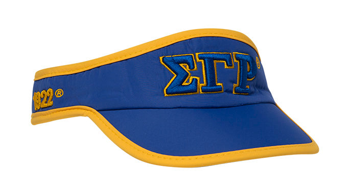 Featherlite Visor - Sigma Gamma Rho, Blue