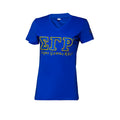 Luxury Embroidered Tee - Sigma Gamma Rho, Small, Blue