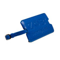Leather Luggage ID Tag- Set of 2 - Zeta Phi Beta, Royal