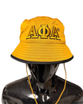 Novelty Bucket Hat - Alpha Phi Alpha, OldGold