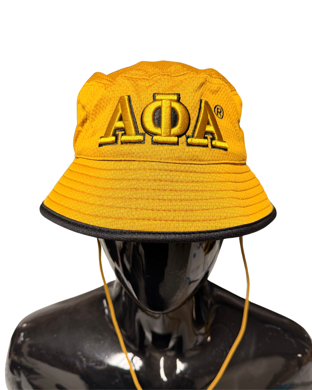 Novelty Bucket Hat - Alpha Phi Alpha, OldGold