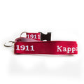 3x Woven Embroidered Lanyard - Kappa Alpha Psi, Red