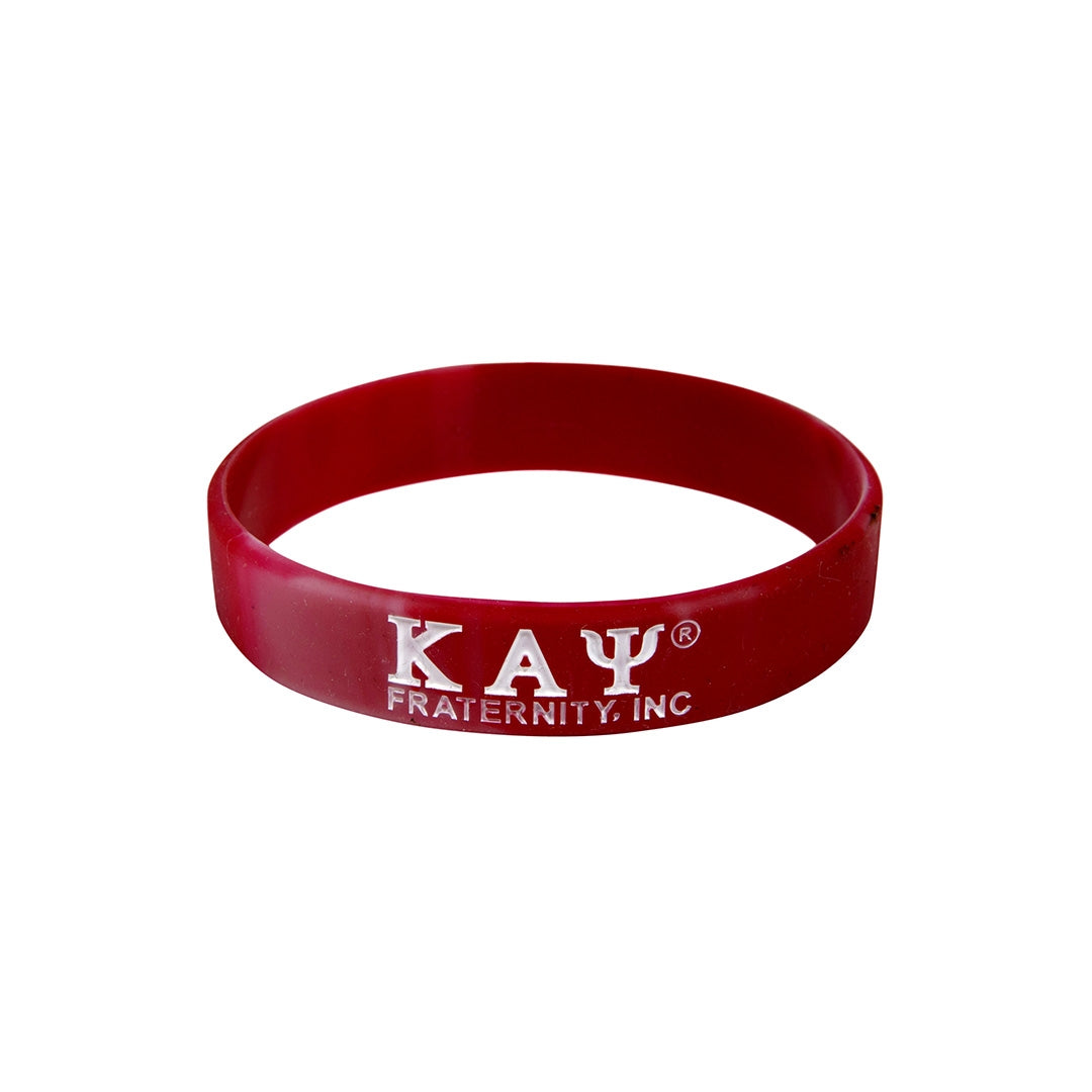 Solid Silicone Wristband - Kappa Alpha Psi
