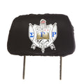 Car Seat Headrest Cover - Sigma Gamma Rho, Black