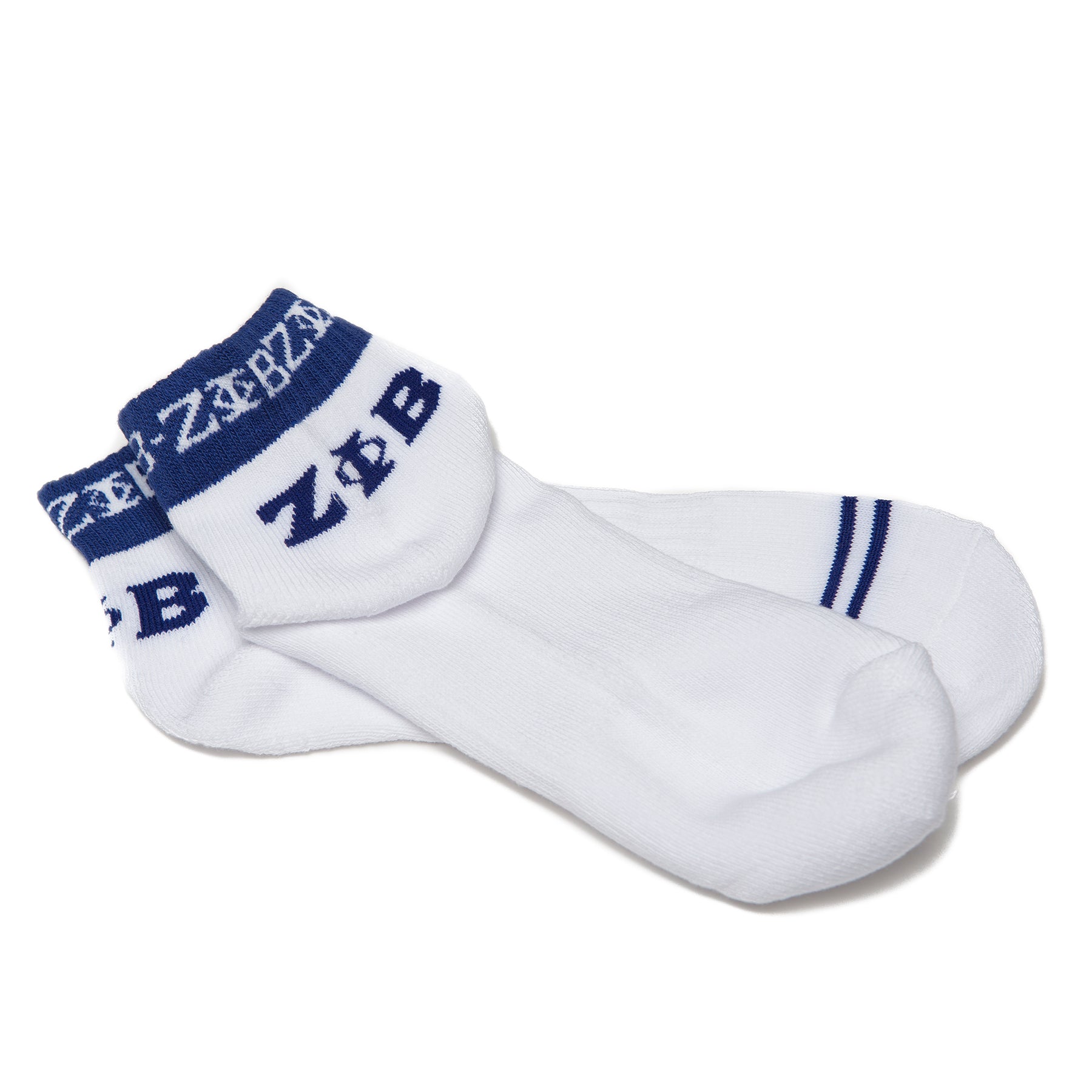 Bootie Socks - Zeta Phi Beta, White